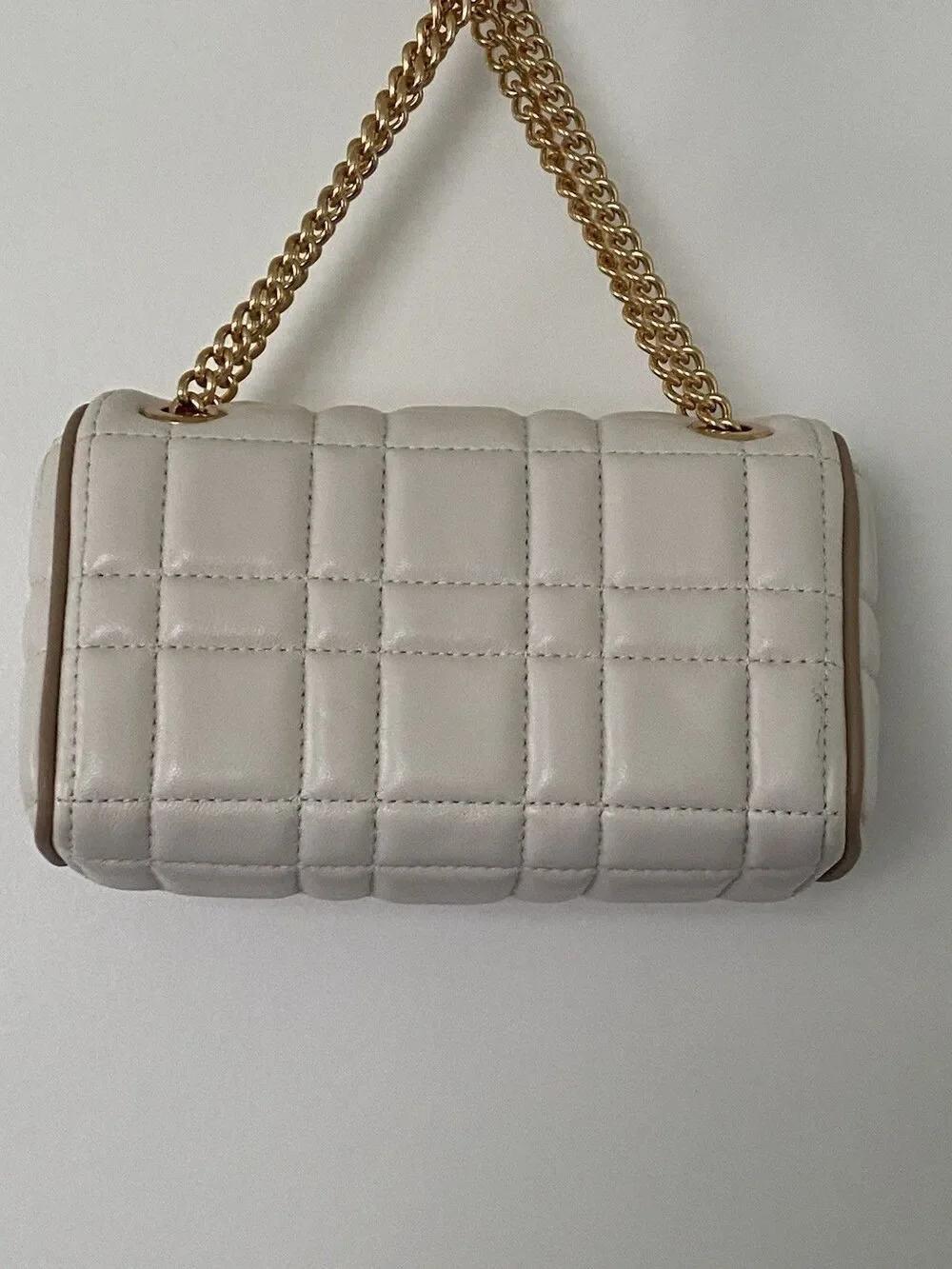 Kate Spade New York Evelyn Quilted Leather Small Shoulder Crossbody In Ivory
